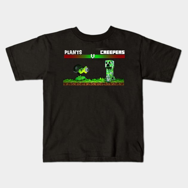 Plant attack Kids T-Shirt by pinesdesigns